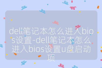 dell筆記本怎么進入bios設置-dell筆記本怎么進入bios設置u盤啟動項